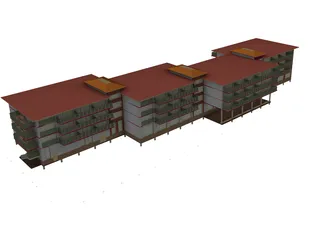 Hotel Smolyan Bulgaria 3D Model