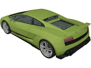 Lamborghini Gallardo LP570-4 Superleggera (2011) 3D Model
