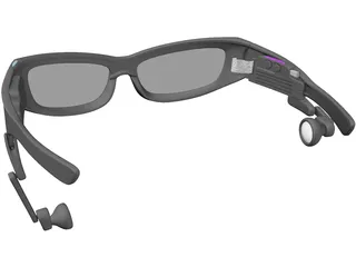 Oakley 3D Cyber Glasses 3D Model