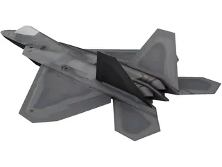 F/A-22 Raptor 3D Model