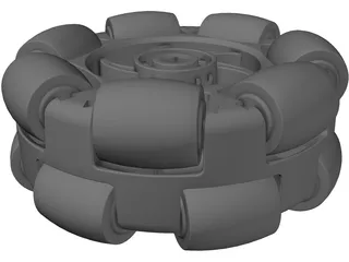 Omni Wheel 4 inch 3D Model