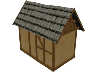 Medieval Building 3D Model