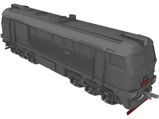 M62 Locomotive 3D Model