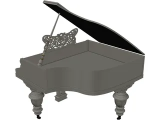 Grand Piano 3D Model