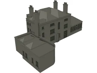 Manor House 3D Model