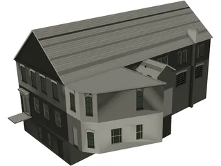 Factory House 3D Model