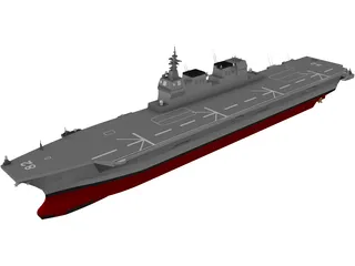 Hyuga-class Helicopter Destroyer 3D Model