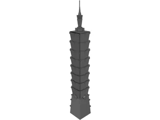 Taipei Tower 3D Model