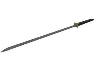 Katana Sword 3D Model