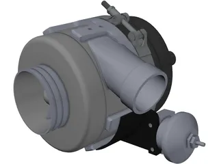 Aerocharger 3D Model