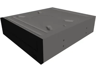 5.25 DVD Burner 3D Model