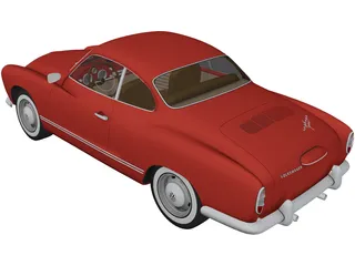 Volkswagen Karmann Ghia (1974) 3D Model