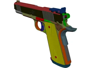 Kimber 1911 3D Model