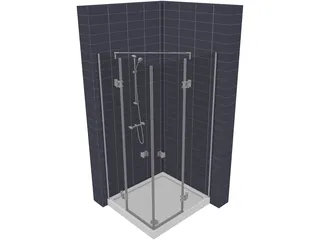 Shower Box 3D Model