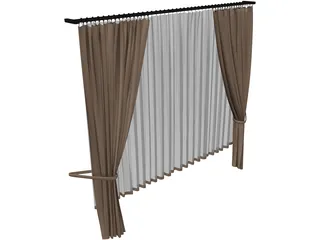 Curtain 3D Model