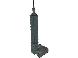 Taipei 101 World Financial Center 3D Model