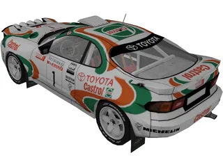 Toyota Celica GT4 WRC 3D Model