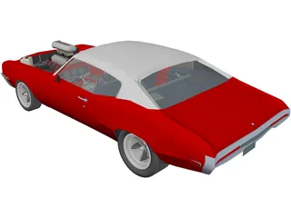 Buick Skylark Street (1970) 3D Model