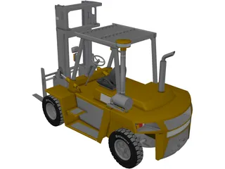 Forklift 3D Model