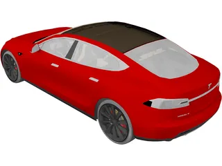 Tesla Model S 85 3D Model
