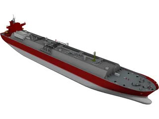 LNG Tanker 3D Model