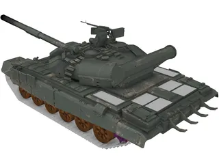 T-90 3D Model