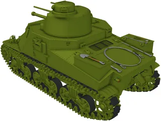 M3 Lee 3D Model