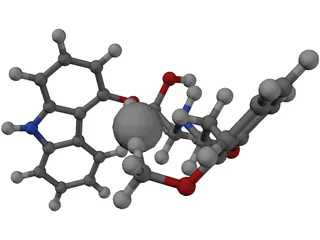 Protein Molecule 3D Model