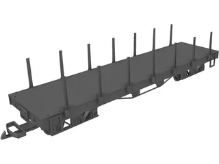 LGB Flatcar 3D Model