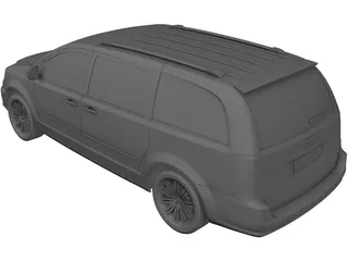 Chrysler Town and Country (2012) 3D Model