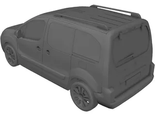 Citroen Berlingo Multispace (2011) 3D Model