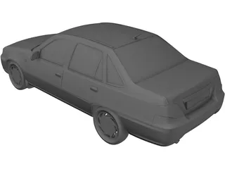 Daewoo Nexia (2012) 3D Model