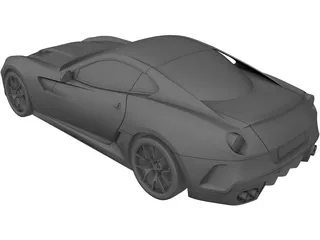 Ferrari 599 GTO (2011) 3D Model