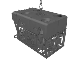 Triton XLS150 ROV 3D Model