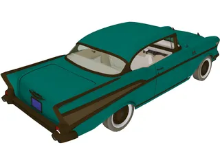 Chevrolet BelAir Sport Coupe (1957) 3D Model