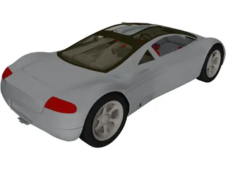 Audi Avus Quattro Concept (1991) 3D Model