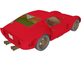 Ferrari 250 GTO (1962) 3D Model