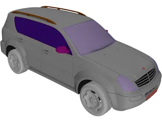 SsangYong Rexton 3D Model
