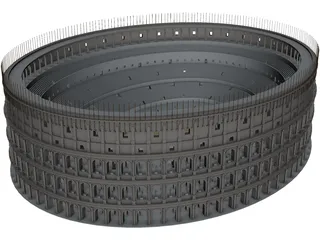 Coliseum Roman 3D Model