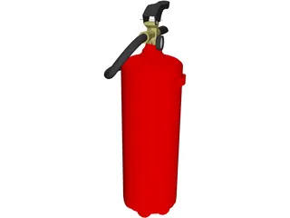 Fire Extinguisher 3D Model