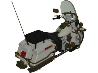 Harley-Davidson Police 3D Model