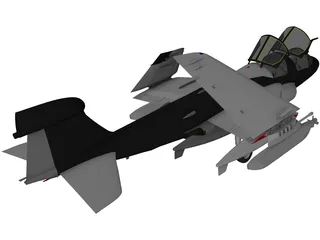 Grumman EA-6B Prowler 3D Model