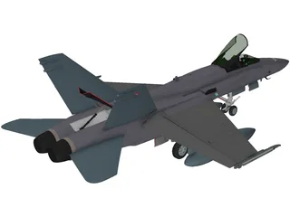 F-18 VFA-151 Hornet 3D Model