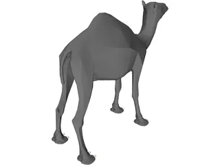 Dromedary 3D Model