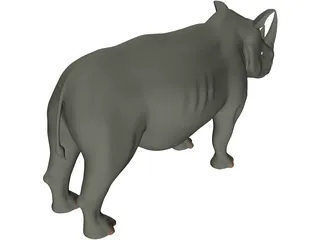 Rhinoceros 3D Model