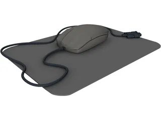 Computer Mouse 3D Model