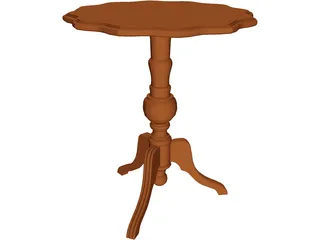 Table Tripod 3D Model