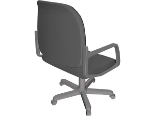 Chair Typist 3D Model
