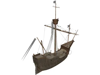 Santa Maria 3D Model