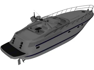 Sarnico 58 Yacht 3D Model